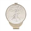 Image 1 : 2016 $1 American Silver Eagle Coin Money Clip