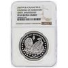 Image 1 : 2007PM $10 B.V. Island Jamestown 400th Anniversary Silver Coin NGC PF69 Ultra Ca