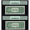 Image 2 : (2) Sequential 1957 $1 Silver Certificate Notes PCGS Gem New 66PPQ