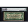 Image 2 : 1928B $1 Silver Certificate Funny Back Experimental Note PMG F12