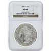 Image 1 : 1881-S $1 Morgan Silver Dollar Coin NGC MS64