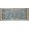 Image 2 : 1864 $5 The Confederate States of America Note