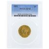 Image 1 : 1852 $5 Liberty Head Half Eagle Gold Coin PCGS XF45