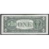 Image 2 : 1969 $1 Federal Reserve Note Gutter Fold ERROR