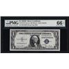 Image 1 : 1935D $1 Silver Certificate Note Narrow PMG Gem Uncirculated 66EPQ