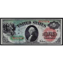 1869 $1 Legal Tender Rainbow Note