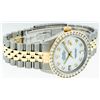 Image 2 : Rolex Mens Two Tone 14KT Yellow Gold 3.25ctw Diamond Datejust Wristwatch