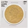 Image 1 : 1884-S $20 Liberty Head Double Eagle Gold Coin