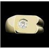Image 1 : Men's 14KT Yellow Gold 0.60ct. Diamond Ring