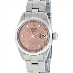 Rolex Stainless Steel Datejust Ladies Wristwatch