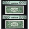 Image 2 : (2) Sequential 1957 $1 Silver Certificate Notes PCGS Gem New 66PPQ