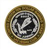 Image 2 : .999 Silver Las Vegas Club $10 Casino Gaming Token Limited Edition