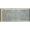 Image 2 : 1864 $20 The Confederate States of America Note