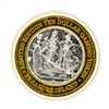 Image 2 : .999 Silver Treasure Island $10 Casino Gaming Token Limited Edition