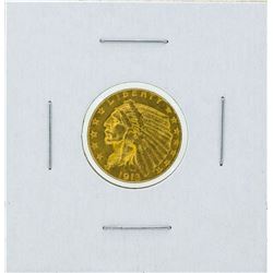 1913 $2 1/2 Indian Head Quarter Eagle Gold Coin