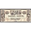 Image 1 : 1800s $20 Canal Bank of New Orleans Obsolete Bank Note