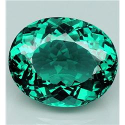 Natural Green Amethyst 21.75 cts - IF