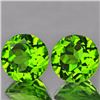 Image 1 : Natural  Green Peridot Pair 7.00 MM - VVS