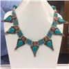 Image 1 : Tibet Hand Made Turquoise &  Coral Necklace