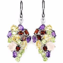 Natural Multi Gemstone EarRing