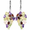 Image 1 : Natural Multi Gemstone EarRing