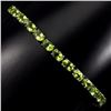 Image 1 : Natural Rich Green Peridot 60 Carats Bracelet