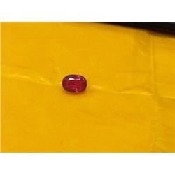 Natural Oval Ruby 3.02 Cts - Untreated - Certified