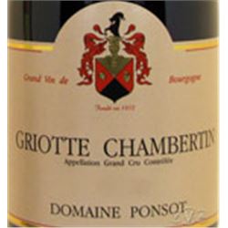 6xGriotte Chambertin Domaine Ponsot 2012  (750ml)