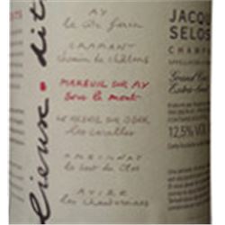 6xJacques Selosse Blanc de Noirs Sous le Mont NV  (750ml)