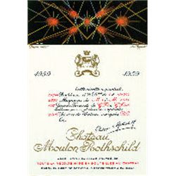 1xChateau Mouton Rothschild 1959  (750ml)