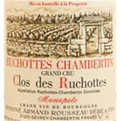 12xRuchottes Chambertin Clos des Ruchottes Armand Rousseau 2013  (750ml)