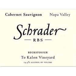 12xSchrader RBS Beckstoffer To Kalon Vineyard Cabernet Sauvignon 2012  (750ml)