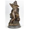 Image 1 : Gorgeous Nude Model posing for Camera Bronze Sculpture