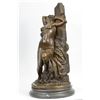 Image 5 : Gorgeous Nude Model posing for Camera Bronze Sculpture