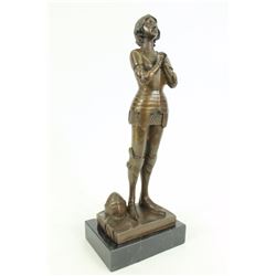 French Laugier Joan Jeanne de Arc Bronze Figurine