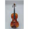 Image 1 : A GERMAN VIOLIN, bearing a Vuillaume label, the two piece back of horizontal narrow figure, the s...