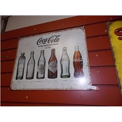 COKE COLLECTIBLE - METAL SIGN - COCA COLA