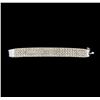 Image 1 : 2.18 ctw Diamond Bangle Bracelet - 14KT White Gold