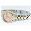 Image 8 : Rolex Two-Tone VVS Salmon Diamond DateJust Ladies Watch