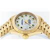 Image 4 : Rolex 18KT Gold President Emerald Ladies Watch