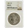 Image 1 : 1886 NGC MS64+ Morgan Silver Dollar