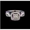 Image 2 : 0.47 ctw Diamond Ring - 14KT White Gold