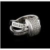 Image 1 : 1.20 ctw Diamond Ring - 14KT White Gold