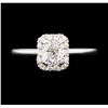 Image 2 : 0.87 ctw Diamond Ring - 14KT White Gold