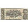 Image 1 : 1863 $10 The Confederate States of America Note T-59 CC