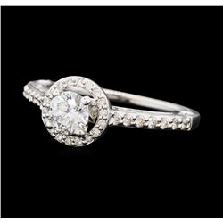 0.79 ctw Diamond Ring - 14KT White Gold