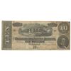Image 1 : 1864 $10 The Confederate States of America Note T-68 CC