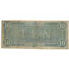 Image 2 : 1864 $10 The Confederate States of America Note T-68 CC