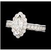 Image 1 : 1.80 ctw Diamond Ring - 14KT White Gold