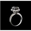 Image 4 : 5.59 ctw Black Diamond Ring - 14KT White Gold